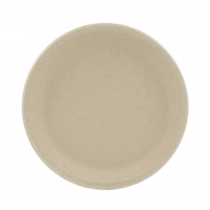 6" Heavy Weight Plate Natural, Molded Fiber, PFAS Free