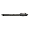 ComfortMate Ultra Ballpoint Pen, Retractable, Medium 1 mm, Black Ink, Black Barrel, Dozen