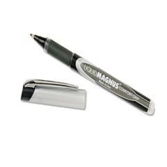 7520015877791, SKILCRAFT Liquid Magnus Hybrid Gel Pen, Stick, Fine 0.7 mm, Black Ink, Black/Gray Barrel, 4/Pack
