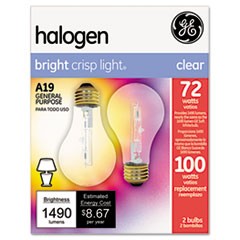 Halogen Bulb, Globe, 72 Watts