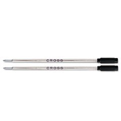 Refills for Ballpoint Pens, Medium, Black Ink, 2/Pack