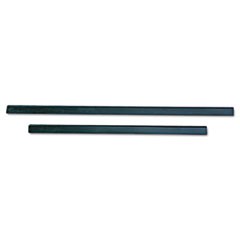 ErgoTec Replacement Squeegee Blades, 12" Wide, Black Rubber, Soft