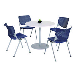 TABLE,WHT, 4 CHAIRS,NV