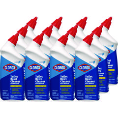 Toilet Bowl Cleaner with Bleach, Fresh Scent, 24 oz Bottle, 12/Carton