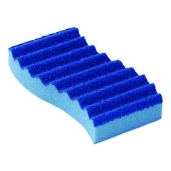 Scrubex Scrub Sponge, 5.63 x 3.38, 0.88" Thick, Blue, 40/Carton