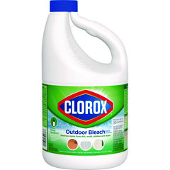 CloroxPro Results Concentrated Outdoor Bleach, 81 oz Bottle, 6/Carton