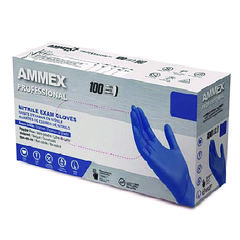 Nitrile Exam Gloves, Powder-Free, X-Large, Blue, 100/Box