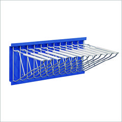 Large File Blueprint Pivot Wall Rack, Assorted Document Sizes Accommodated, 11" x 15.8" x 23.9", Blue