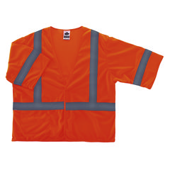 GloWear 8310HL Type R Class 3 Economy Mesh Vest, Small to Medium, Orange