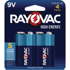 BATTERY,9V,ALKALINE,4/PK