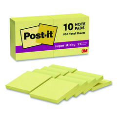 NOTE,POST-IT,3X3,CRY,10PK