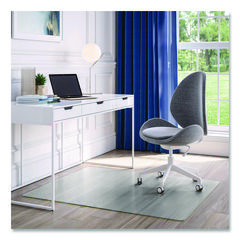 OceanMat Hard Floor Chair Mat for Hard Floors, Rectangular, Straight Edges, 46" x 60", Clear