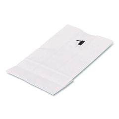 Grocery Paper Bags, 1# Size, 30# Basis Weight, 3.5" x 2.25" x 6.63", White, 500/Bundle