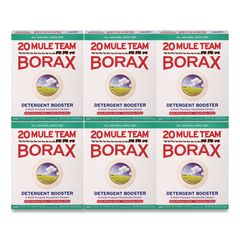 20 Mule Team Borax All Laundry Booster, Powder, 4 lb Box, 6 Boxes/Carton