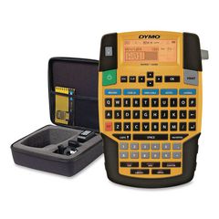 Rhino Industrial 4200 Label Maker, 1 Line, 4.06 x 8.46 x 2.24