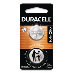Lithium Coin Batteries With Bitterant, 2032, 2/Pack
