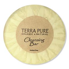 Terra Pure Cleansing Bar, Green Tea Lemongrass Scent, 0.6 oz Bar, 400/Carton