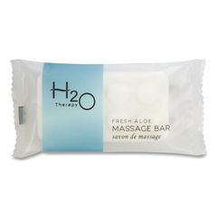 H2O Therapy Soaps, White Tea and Lemongrass Scent, 1.1 oz Bar, 400/Carton