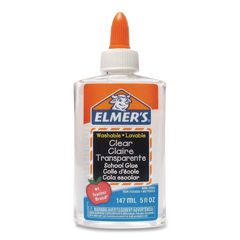 Washable Clear School Glue, 5 oz, Dries Clear