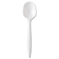 MEDIUM WT SOUP SPOON, WHITE