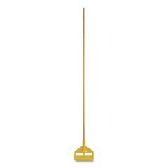 Invader Side-Gate Wood Wet-Mop Handle, 60", Natural, 12/Carton