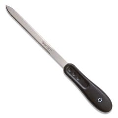 KleenEarth Recycled Letter Opener with Antimicrobial Protection, 9", Black