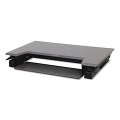 WorkFit-T Adjustable Standing Desk Converter, 35" x 23.3" x 5" to 20", Gray/Black