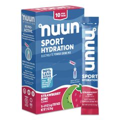 Sport Hydration Electrolyte Powder Drink Mix, Strawberry Kiwi, 0.19 oz Stick, 10/Box