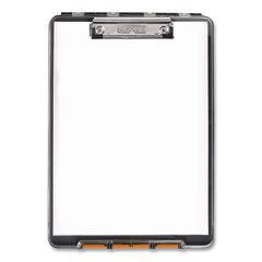 ClearView Clipcase Storage Clipboard, 0.35" Clip Capacity, Holds 8.87 x 12.25 Sheets, Gray/Orange
