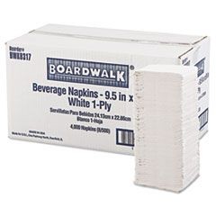 10 X 10 1 PLY BEVERAGE NAPKIN, WHITE 4,000/CS