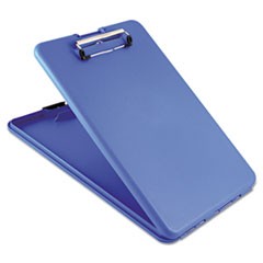 SlimMate Storage Clipboard, 0.5" Clip Capacity, Holds 8.5 x 11 Sheets, Blue