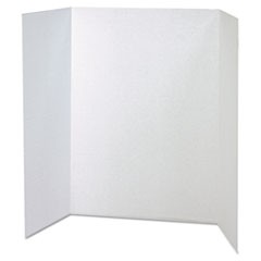 Spotlight Corrugated Presentation Display Boards, 48 x 36, White, 4/Carton