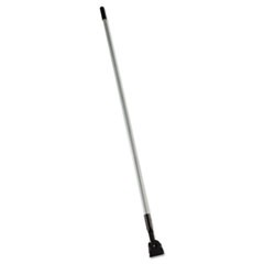 Snap-On Fiberglass Dust Mop Handle, 1" dia x 60", Gray/Black