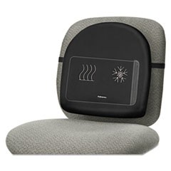 Climate Control Back Rest, 14 1/2w x 3d x 13 5/8h, Black