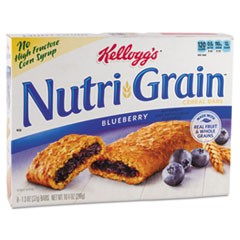 Nutri-Grain Soft Baked Breakfast Bars, Blueberry, Indv Wrapped 1.3 oz Bar, 16/Box