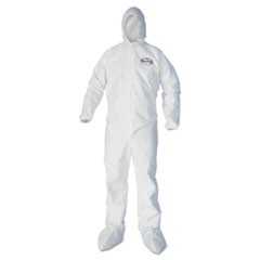 A30 Breathable Splash/Particle Protection REFLEX Coveralls, White, XL,25/Ctn
