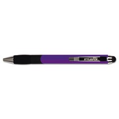 StylusPen Retractable Ballpoint Pen/Stylus, Purple