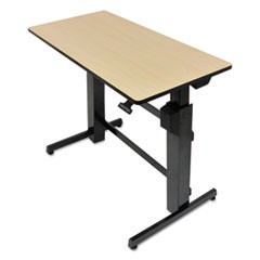 WorkFit D Sit-Stand Workstation, 47 5/8 x 23 1/2 x 50 5/8, Birch/Black