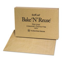 EcoCraft Bake 'N' Reuse Pan Liner, 16.38 x 24.38, 1,000/Box