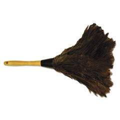 Professional Ostrich Feather Duster, Gray, 14" Length, 6" Handle