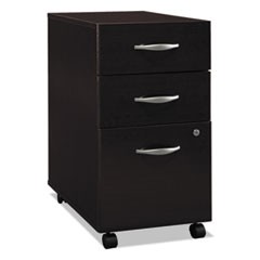 Series C Mobile Pedestal File, Left/Right, 3-Drawer: Box/Box/File, Legal/Letter/A4/A5, Cherry/Gray, 15.75 x 20.25 x 27.88