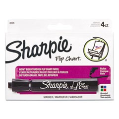 MARKER,FLIP CHART,4/ST