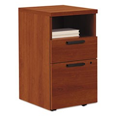 Shelf/Box/File Mobile Pedestal for 10500/10700 Shells, 28" High, Cognac
