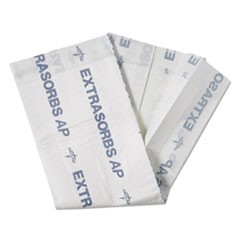 Extrasorbs Air-Permeable Disposable DryPads, 30" x 36", White, 5 Pads/Pack