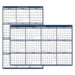 Recycled Poster Style Reversible Yearly Academic Calendar, 18 x 24, 2016-2017