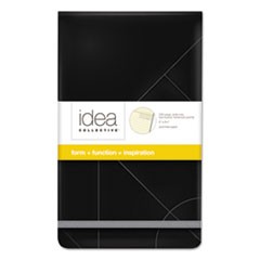 Idea Collective Journal, Hard Cover, Top Bound, 5 1/4 x 8 1/4, Black, 120 Sheets