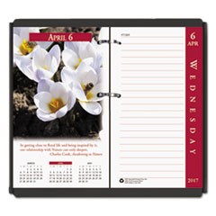 Earthscapes Desk Calendar Refill, 31/2 x 6, 2017