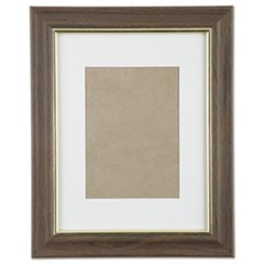 7105000528698, SKILCRAFT Walnut Vinyl Frames, Certificate/Photo, 8 x 10, 12/Carton