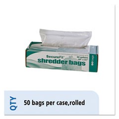 8105015574982, SKILCRAFT Heavy-Duty Shredder Bags, 60 gal Capacity, 50/BX