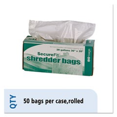 8105013994793, SKILCRAFT Heavy-Duty Shredder Bags, 39 gal Capacity, 50/BX